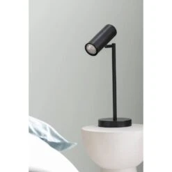 Tafellamp Napels - Zwart - 19x14x40 Cm -Leen Bakker sf 60301483 1010